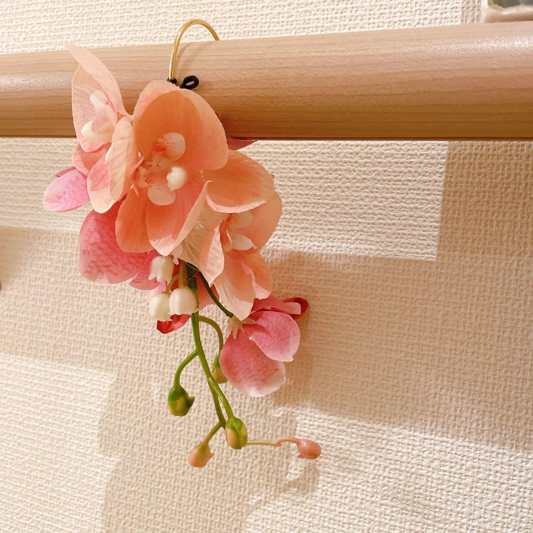 ピンク可愛い系 ブーケ ブートニア カフ付 前撮り 結婚式 アーティフィシャル