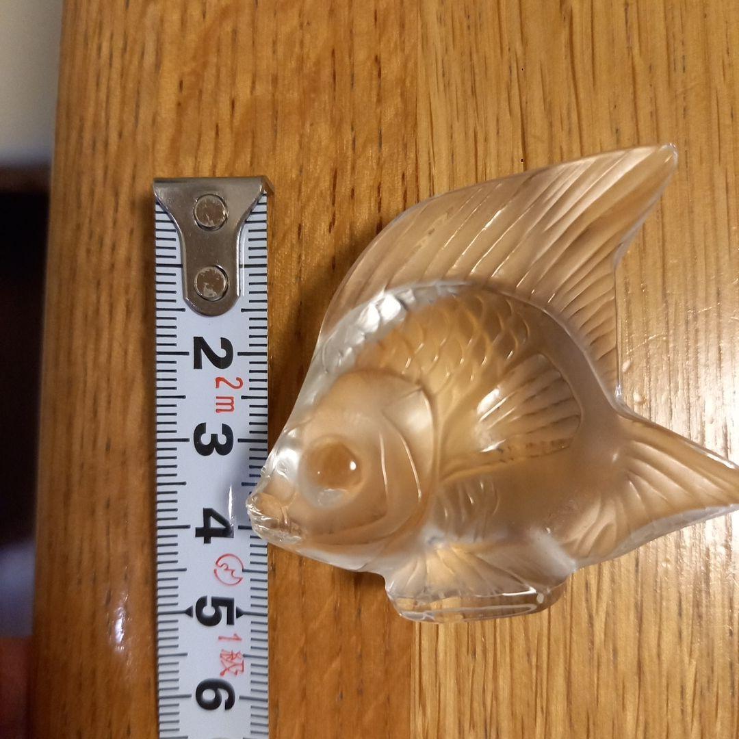 ラリック金魚のクリスタル置物