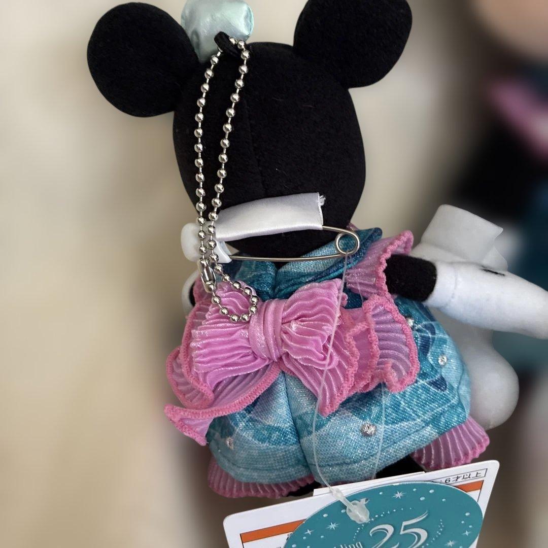 ディズニーシー25周年　ミニーぬいぐるみ、ぬいぐるみキーチェーン　セット