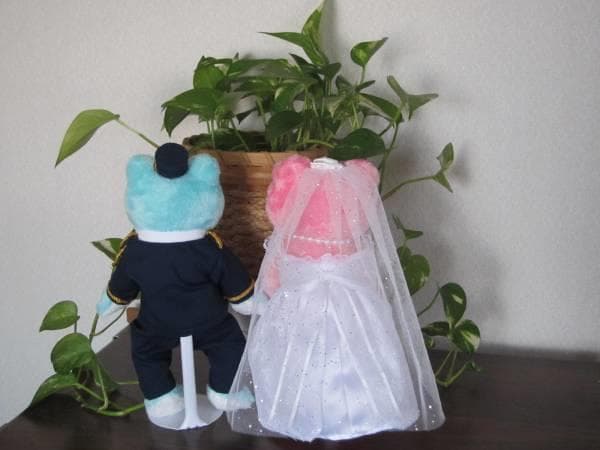★消防士のウェディングドール★ウェルカムカエル★Ｍ★結婚式★