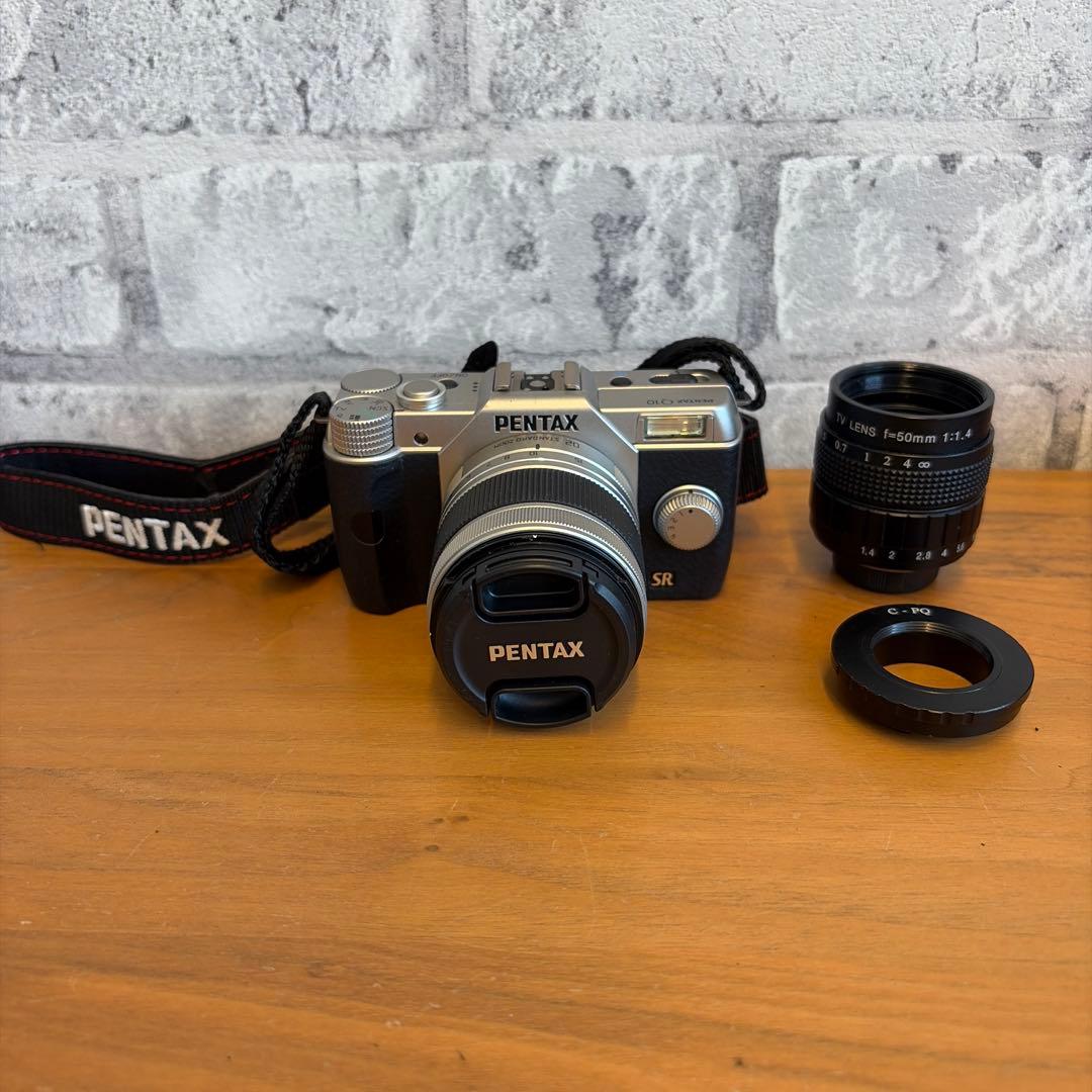 PENTAX Q10 標準ズームレンズ、TV LENS付き
