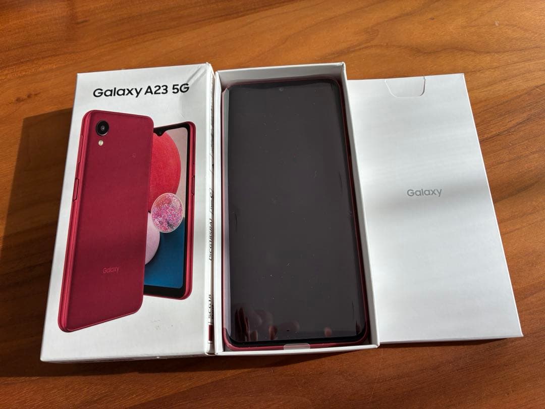Samsung Galaxy A23 5G レッド 本体