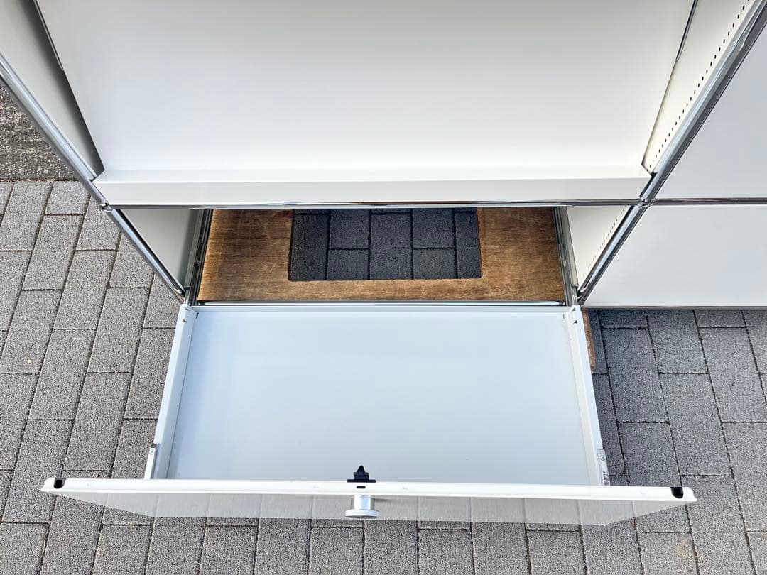 USMハラー 3列3段キャビネット 色：purewhite