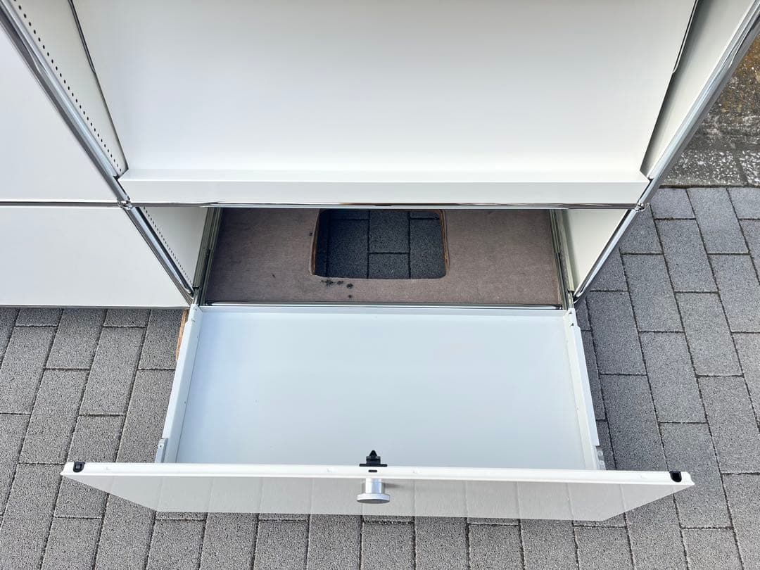 USMハラー 3列3段キャビネット 色：purewhite