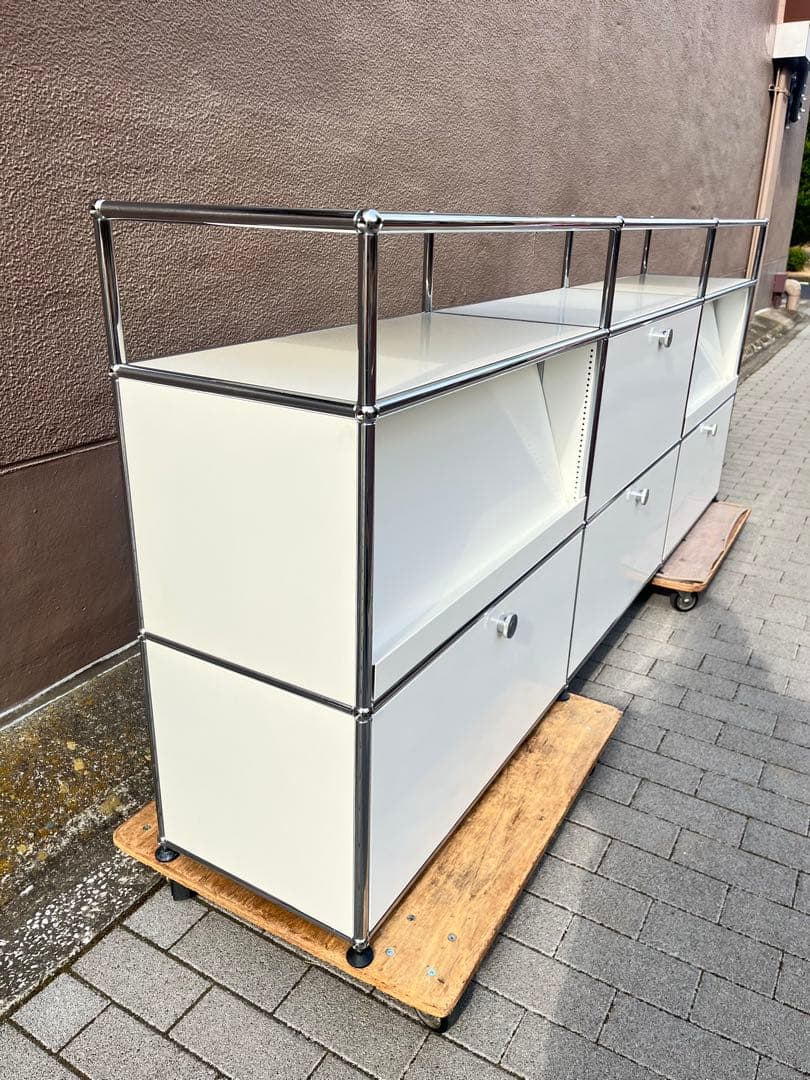 USMハラー 3列3段キャビネット 色：purewhite