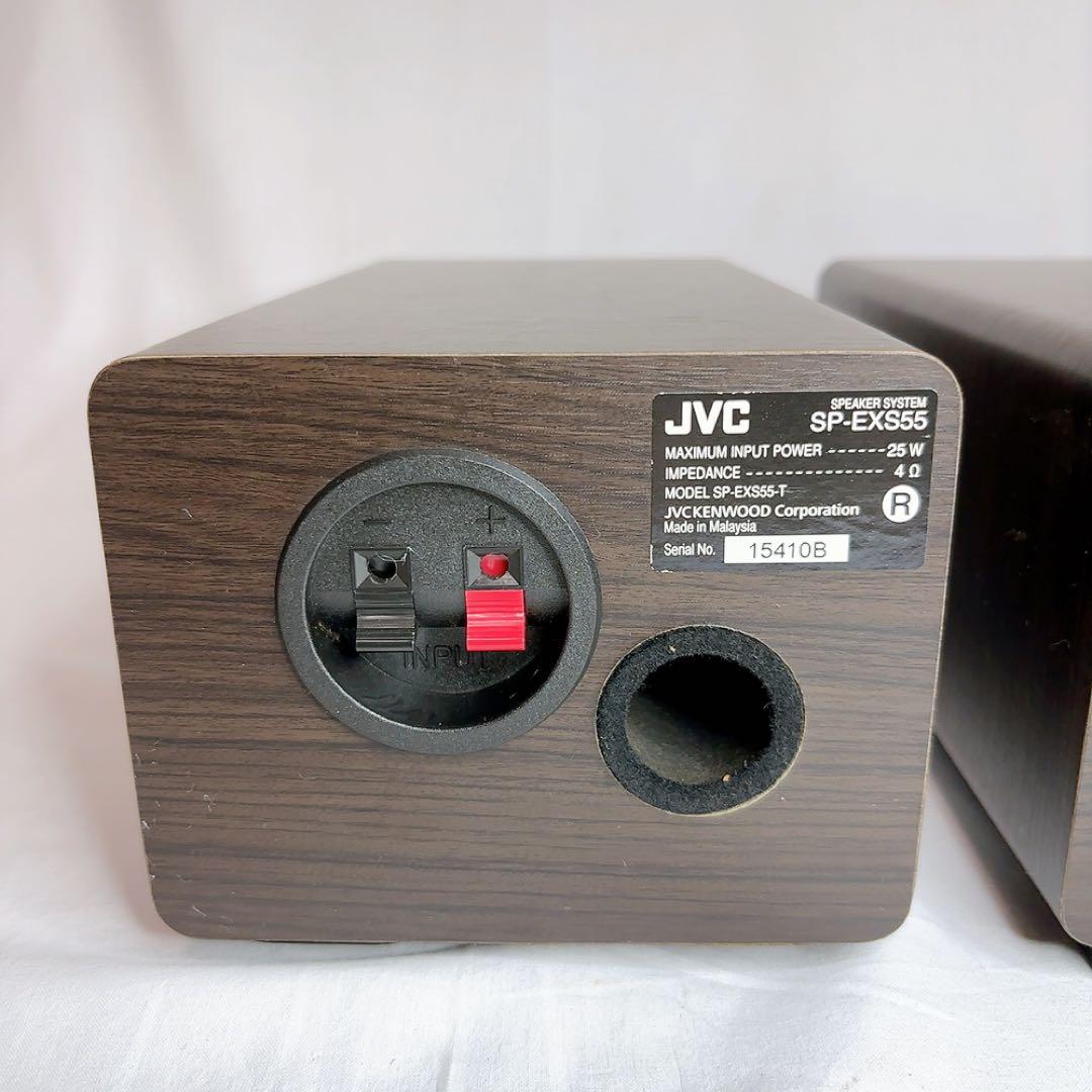 【極美品】JVC フルレンジウッドコーンスピーカー ペア SP-EXS55
