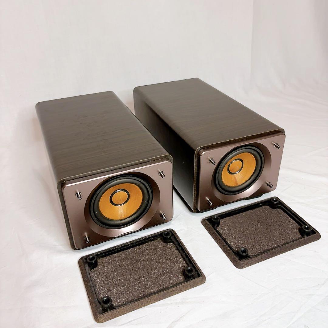 【極美品】JVC フルレンジウッドコーンスピーカー ペア SP-EXS55