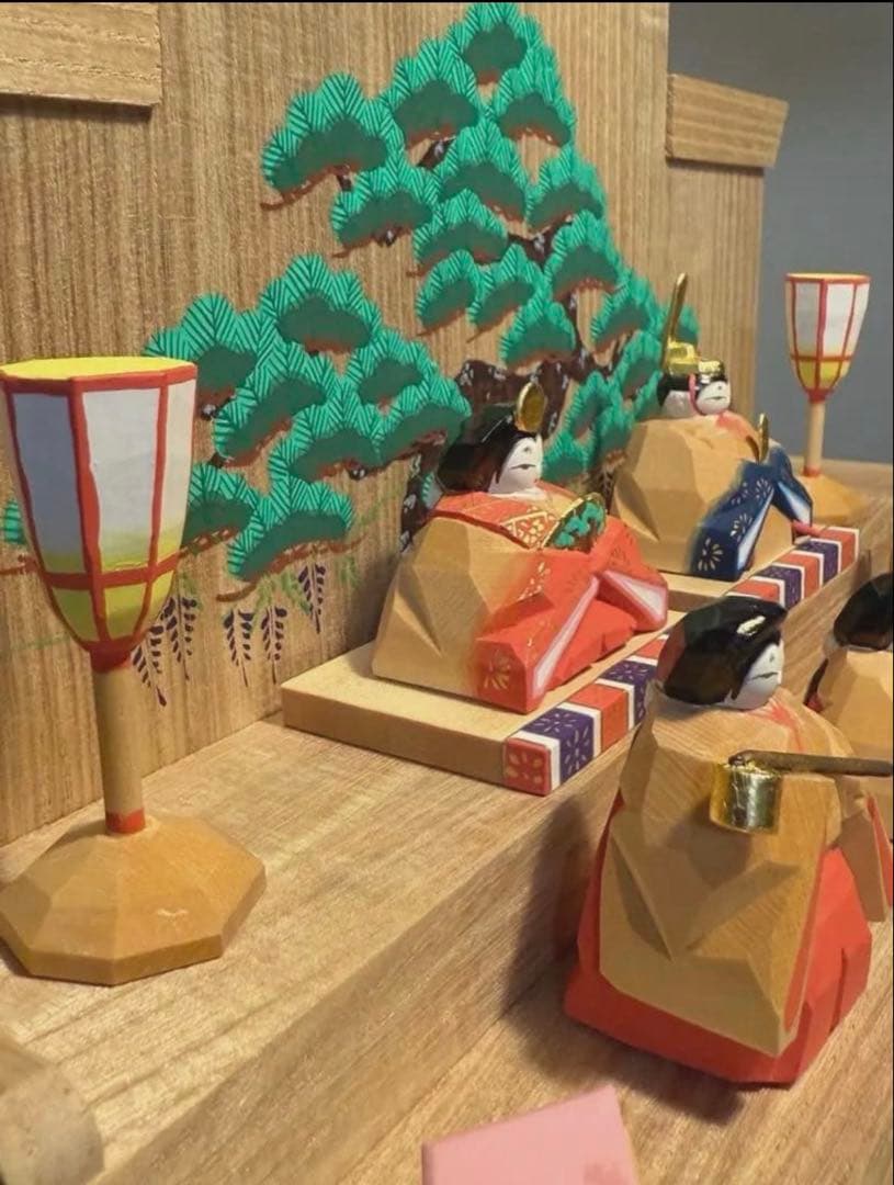 奈良一刀彫　雛人形　　NARADOLL HIGASIDA 東田天光作