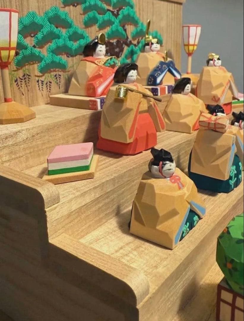奈良一刀彫　雛人形　　NARADOLL HIGASIDA 東田天光作