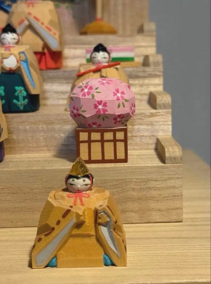 奈良一刀彫　雛人形　　NARADOLL HIGASIDA 東田天光作