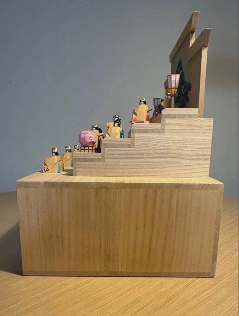 奈良一刀彫　雛人形　　NARADOLL HIGASIDA 東田天光作