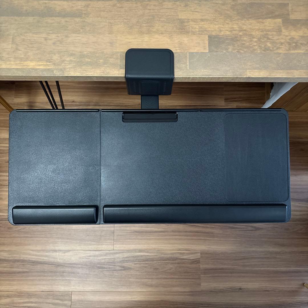 【美品】工匠藤井 キーボードトレイ/後付け/キーボードスライダー