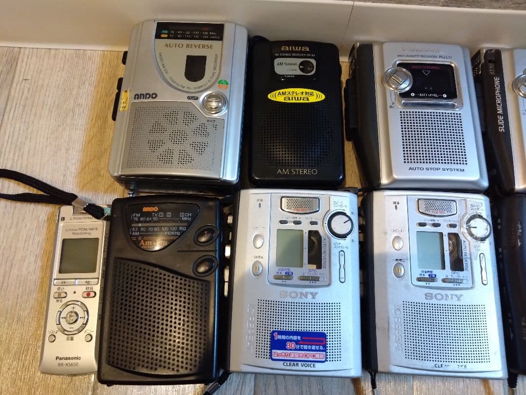 カセットプレーヤー　ジャンク　　ソニー　パナソニック　まとめ