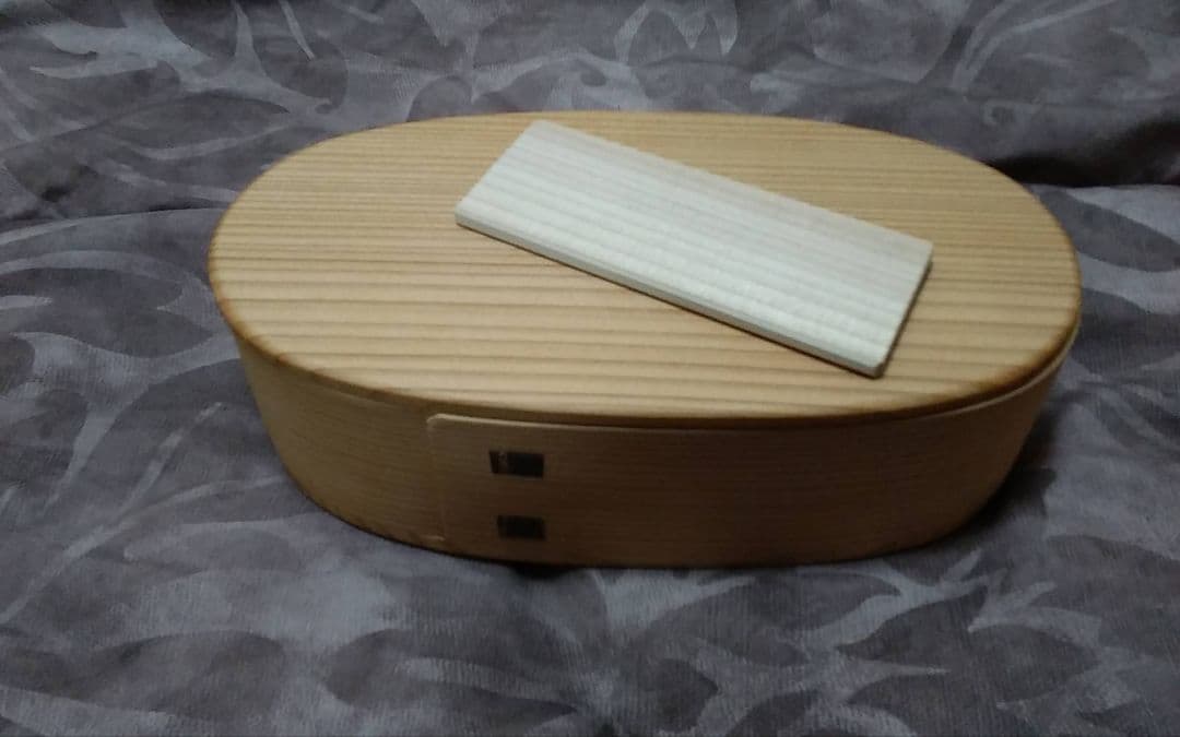 大館曲げわっぱ　りょうび庵　こばん弁当　小　仕切り板あり　新品未使用