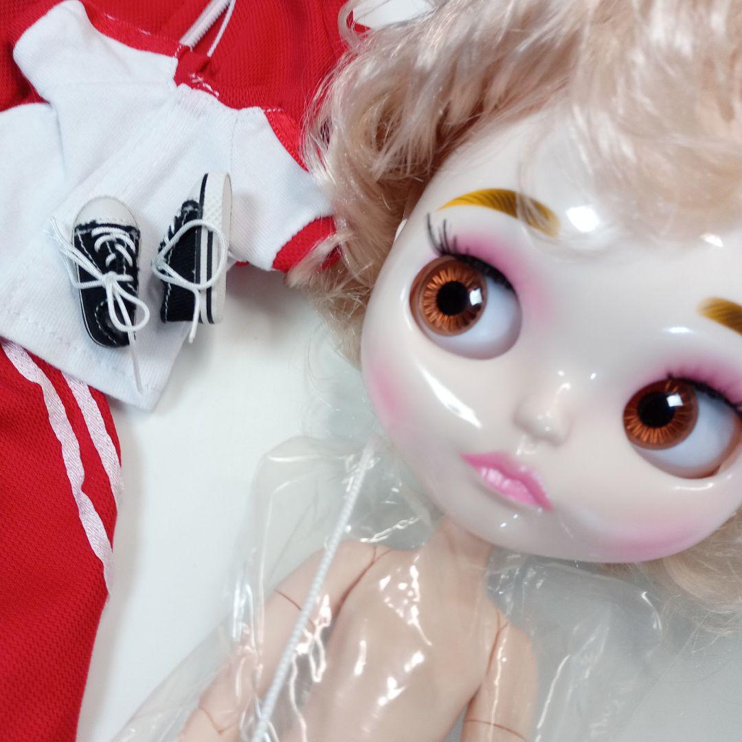 新品アイシードール ボーイシュ 金髪ショート アウトフィット フルセット