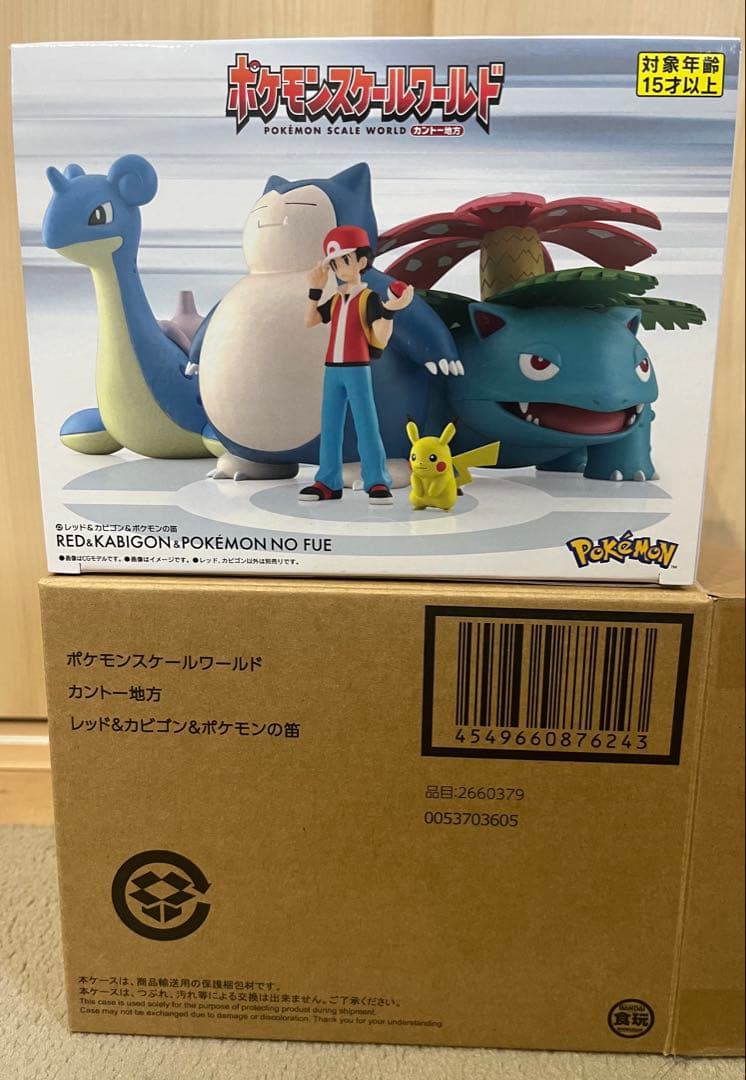 バンダイ ポケモンスケールワールド カントー地方 レッド&カビゴン&ポケモンの笛