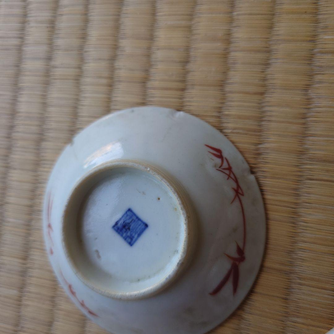 支那　手塩皿　１０枚セット　箱アリ