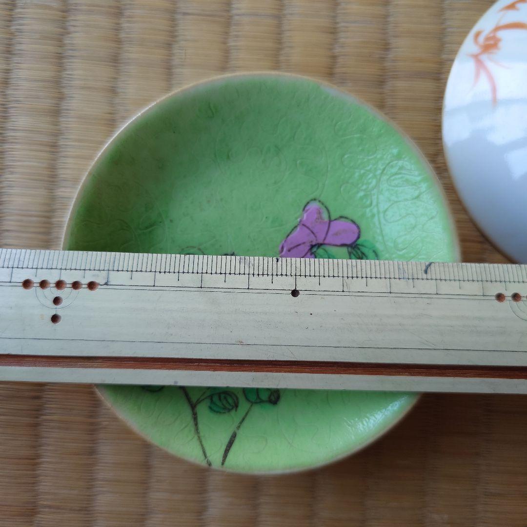 支那　手塩皿　１０枚セット　箱アリ