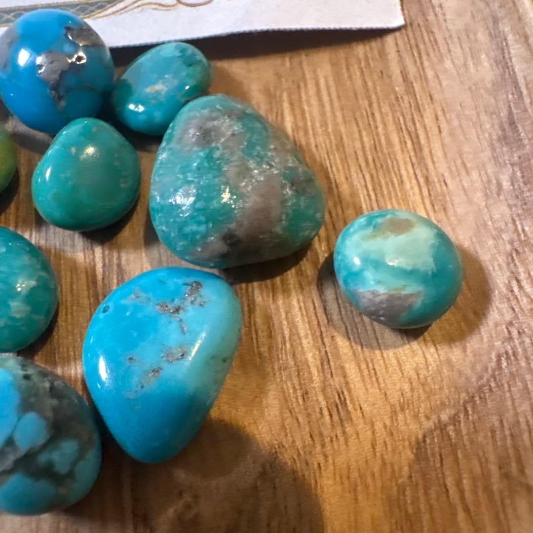 キャッスルドームターコイズ　ルース 約20個 証明書付き