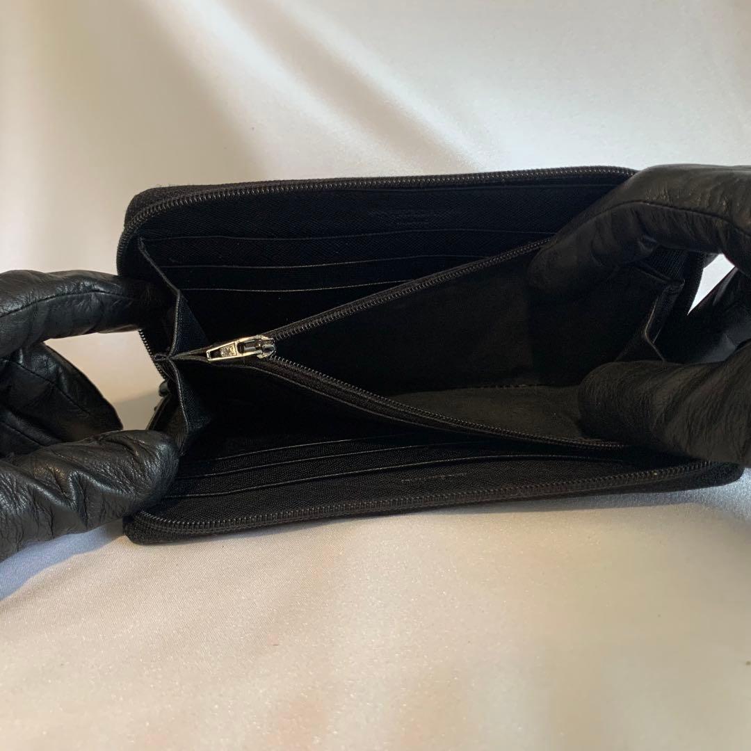 【フォローお値引き特典適用】PRADA プラダ　長財布　黒　サフィアーノ