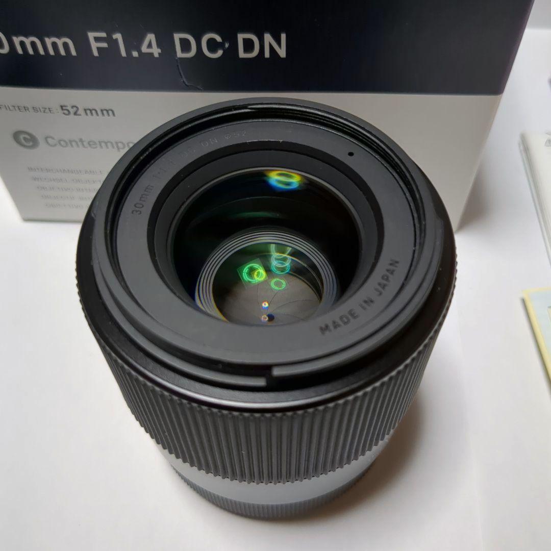【ほぼ新品】 SIGMA 30mm F1.4 DC DN ソニーEマウント