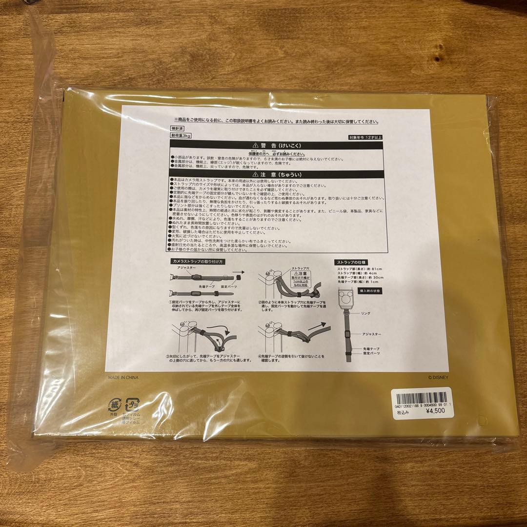 東京ディズニーシー　ビッグバンドビート　カメラストラップ　ファンダフル　BBB