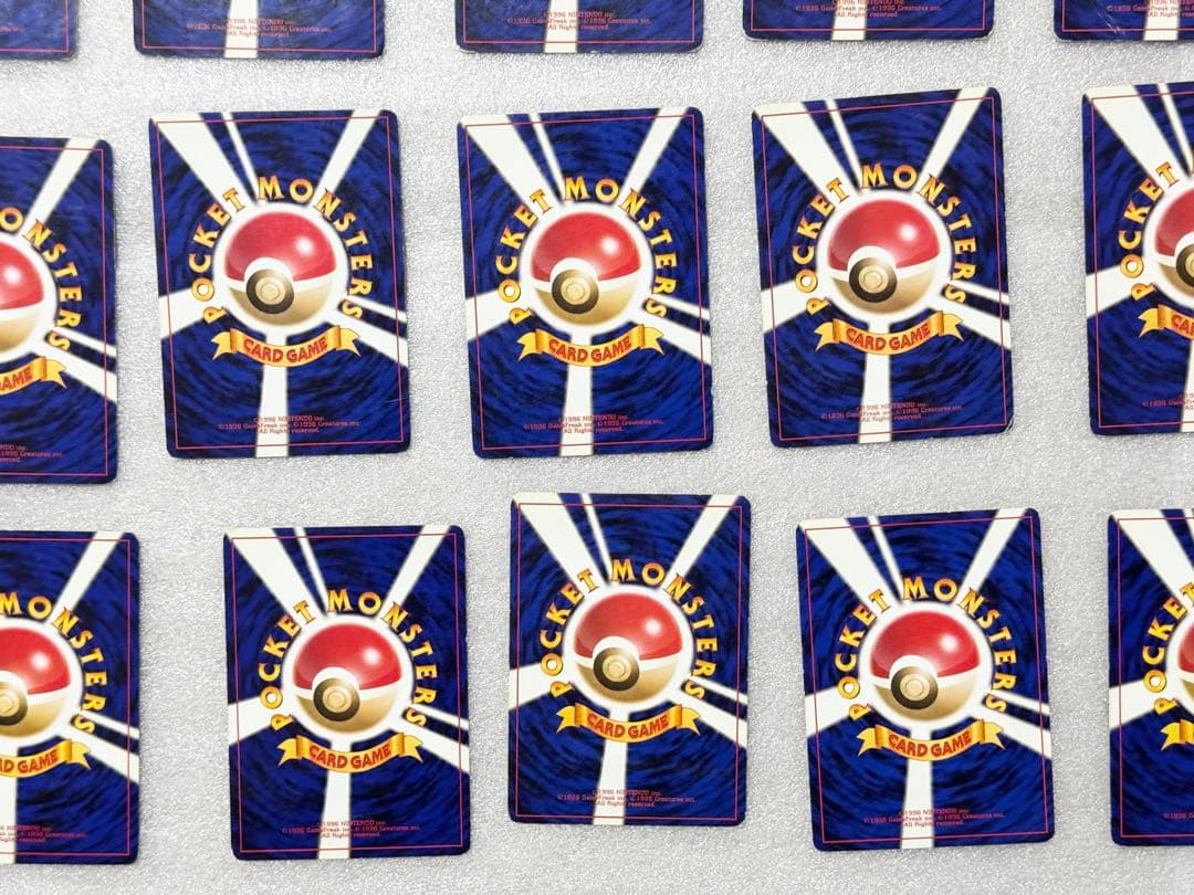 旧裏ポケカ 初代・金銀 御三家ポケモン38枚セット