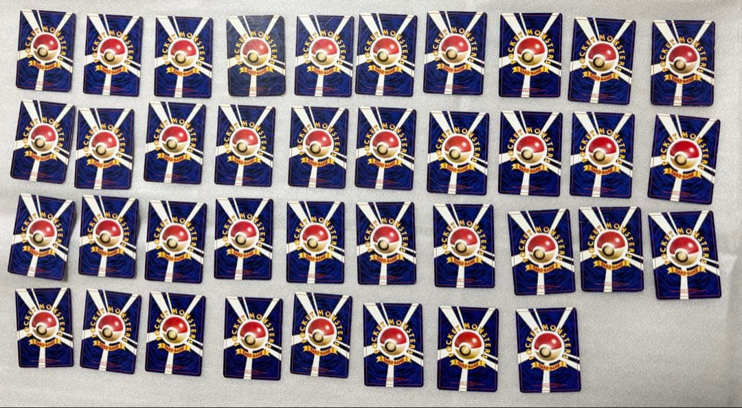 旧裏ポケカ 初代・金銀 御三家ポケモン38枚セット