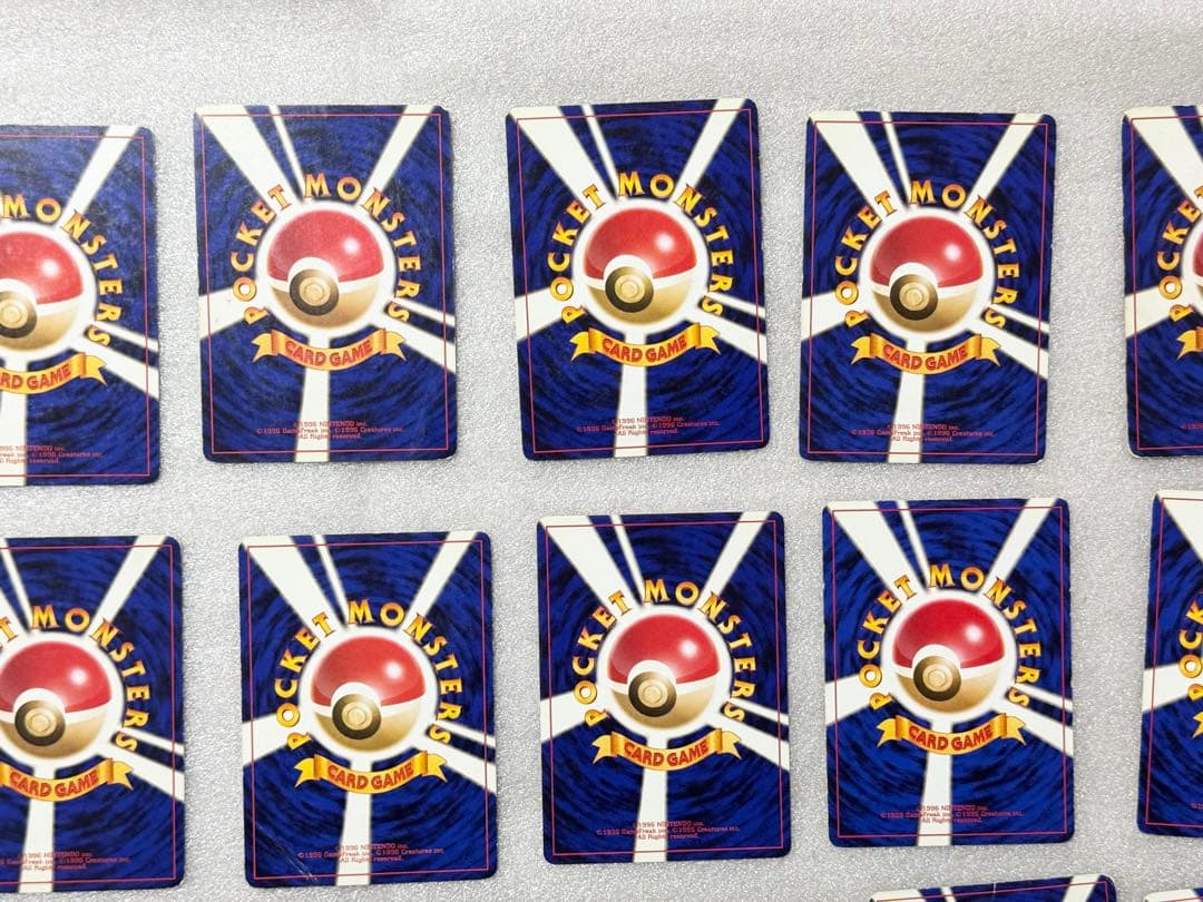 旧裏ポケカ 初代・金銀 御三家ポケモン38枚セット