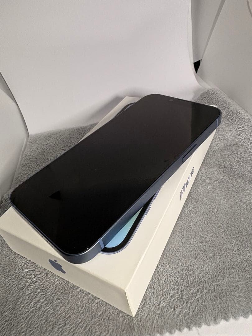 極美品iPhone 14 ブルー 128GB SIMフリー バッテリー100%