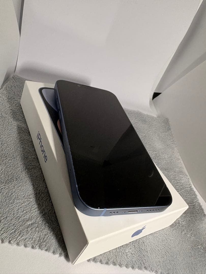 極美品iPhone 14 ブルー 128GB SIMフリー バッテリー100%