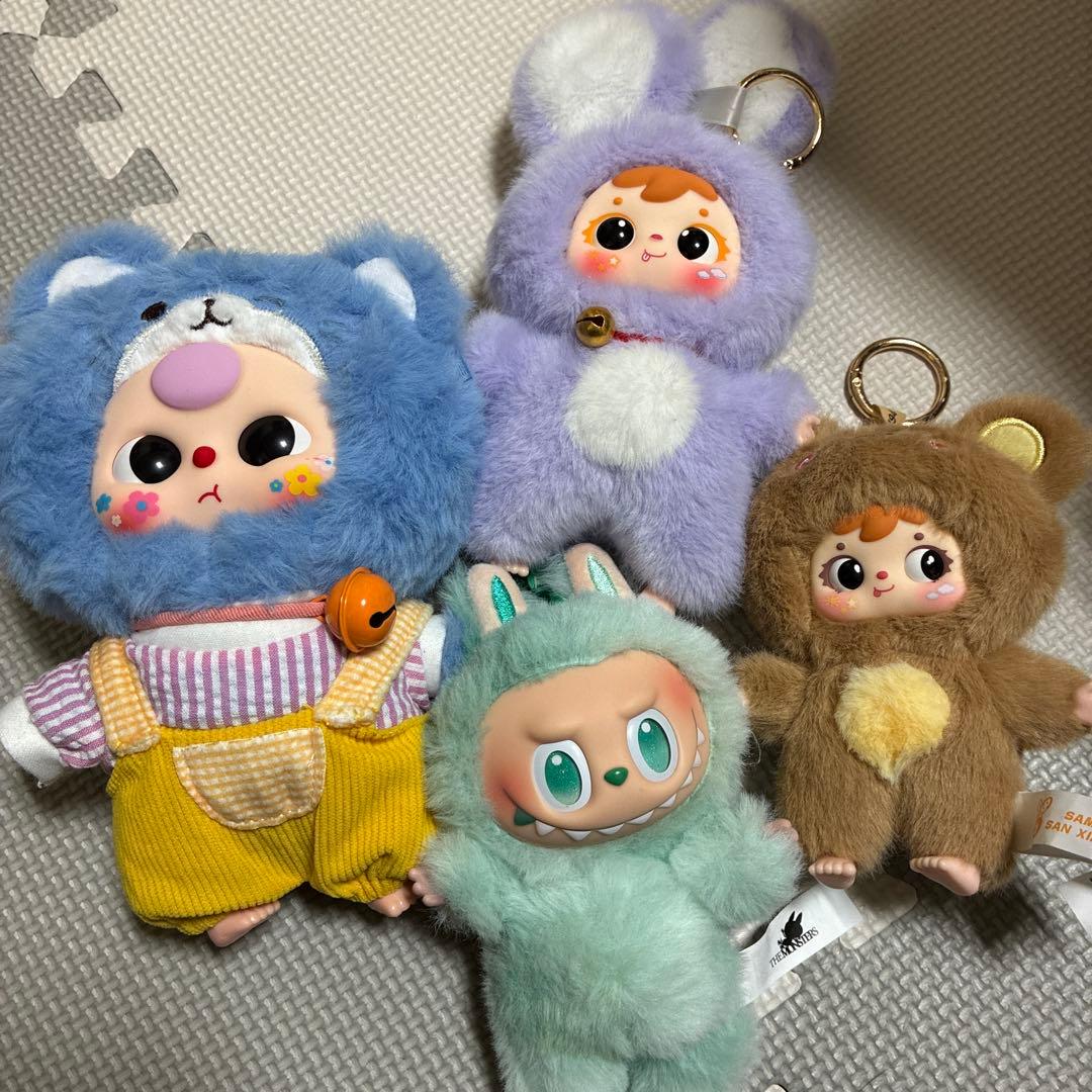 【4体セット】POPMART ポップマート ぬいぐるみ ラブブ LABUBU 他