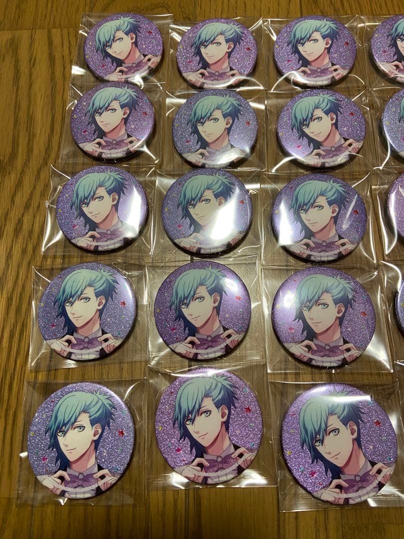 グリスタ　缶バッチ　美風藍　グリッタースター