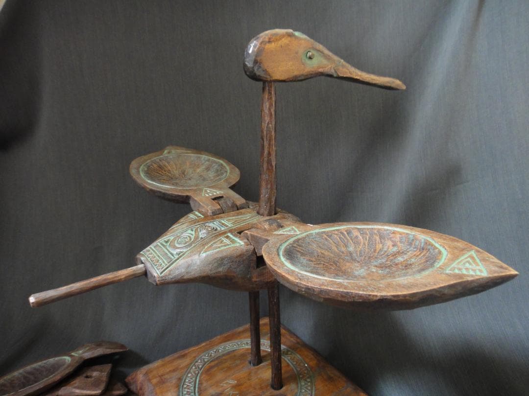 あ*ど様 砂澤ビッキ 『樹丹頂鶴』アイヌ美術　木彫り