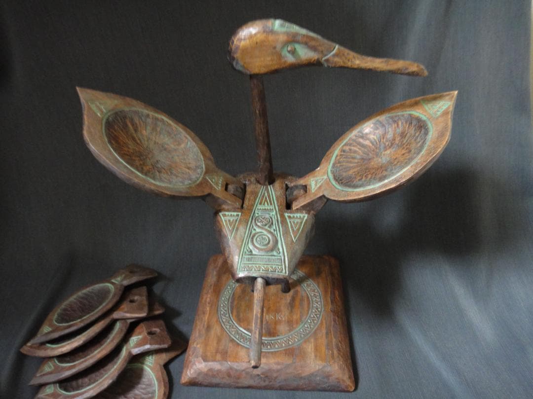 あ*ど様 砂澤ビッキ 『樹丹頂鶴』アイヌ美術　木彫り