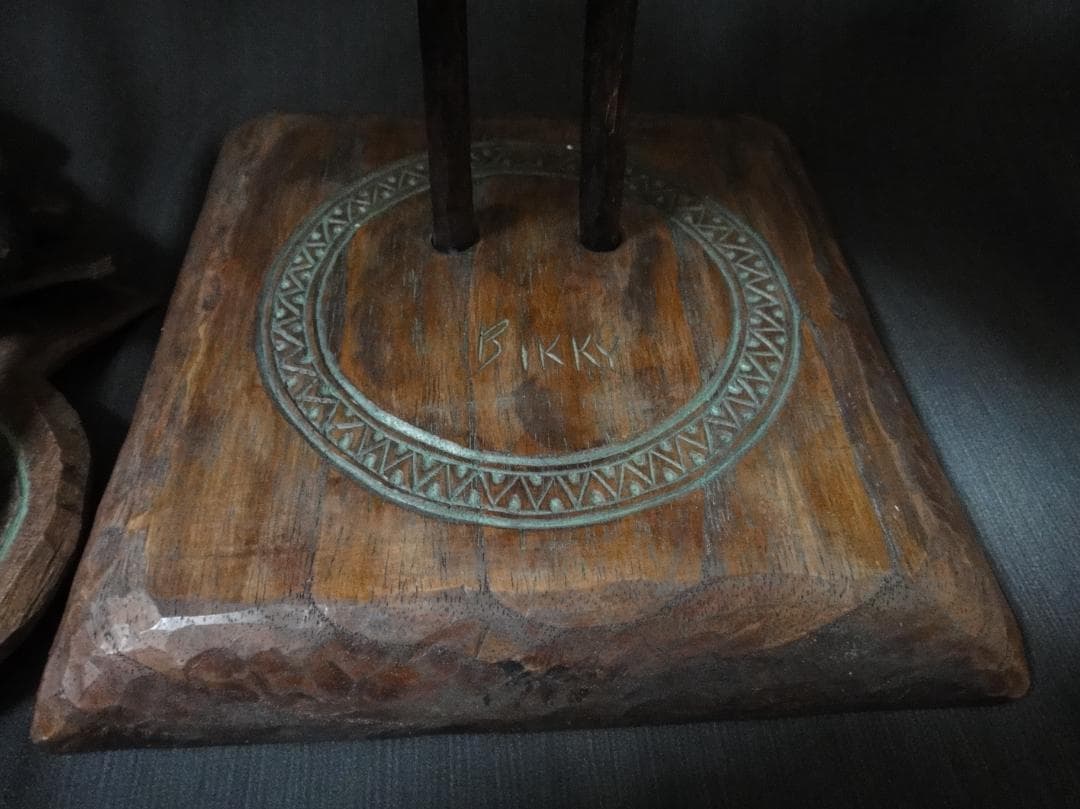 あ*ど様 砂澤ビッキ 『樹丹頂鶴』アイヌ美術　木彫り