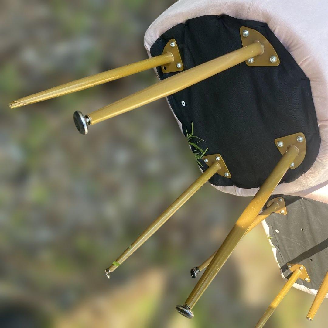 ベルベット ピンク 椅子 2脚セット　モダンチェア