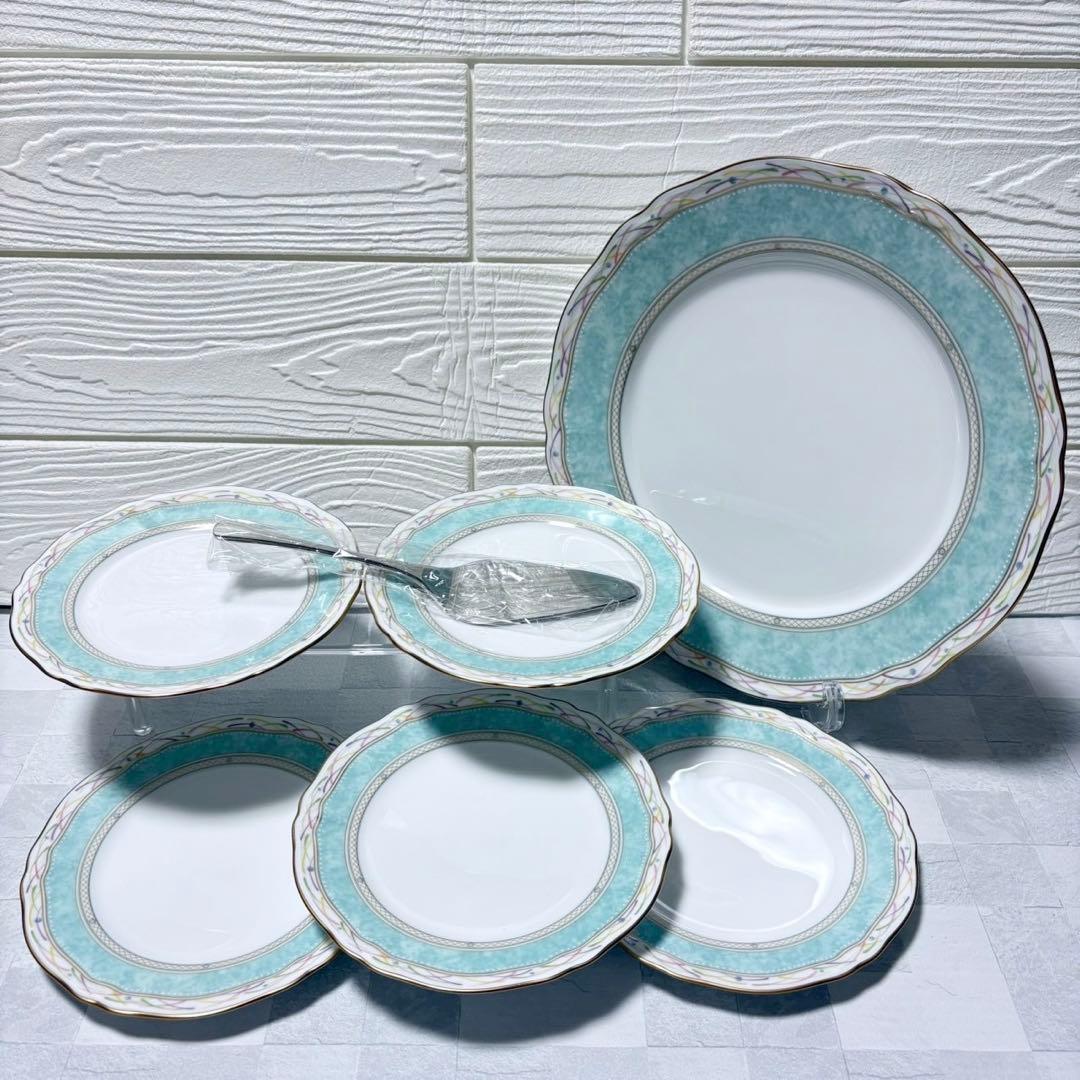 Noritake ノリタケ HANAREIKU 花麗句 プレート ケーキサーバー