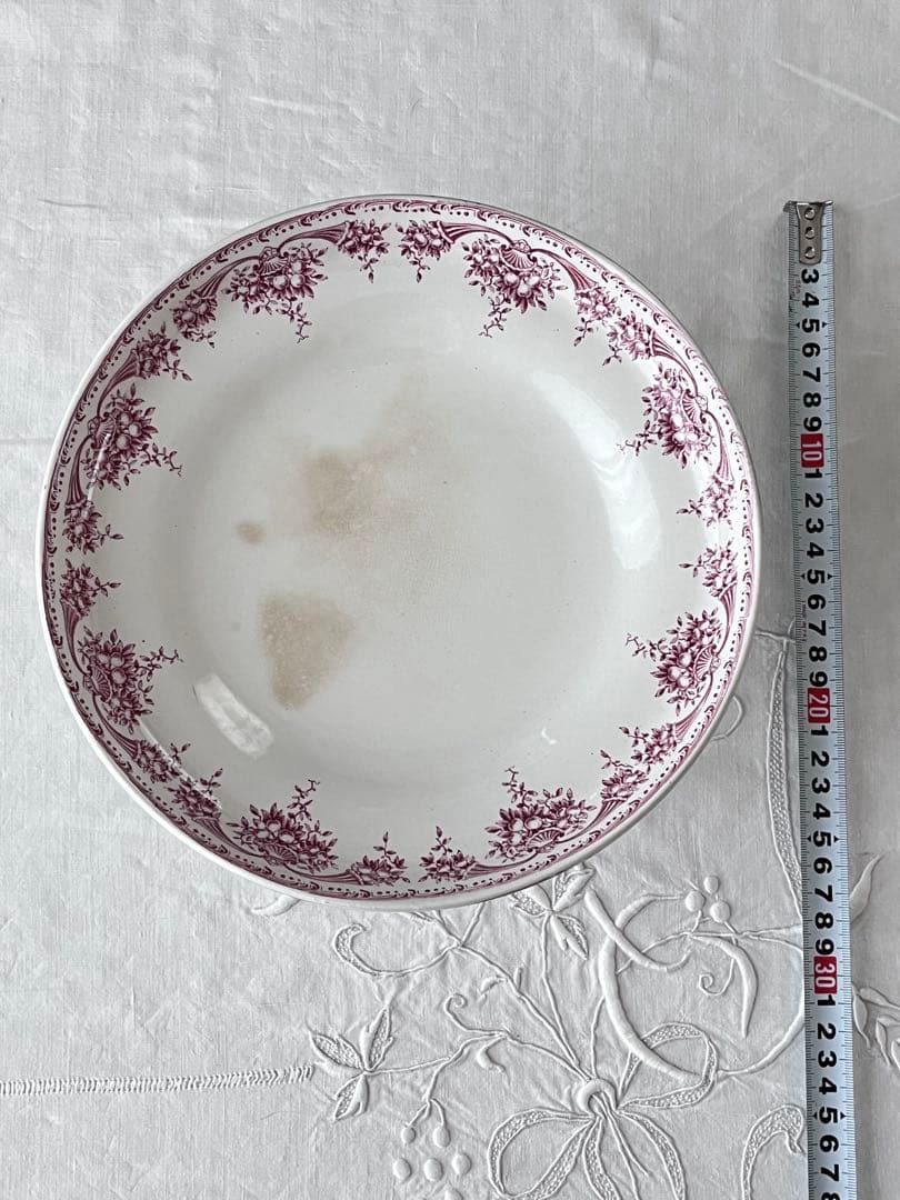 【美品】ベルギーアンティーク BOCH窯 FRUITSコンポティエ[3707]