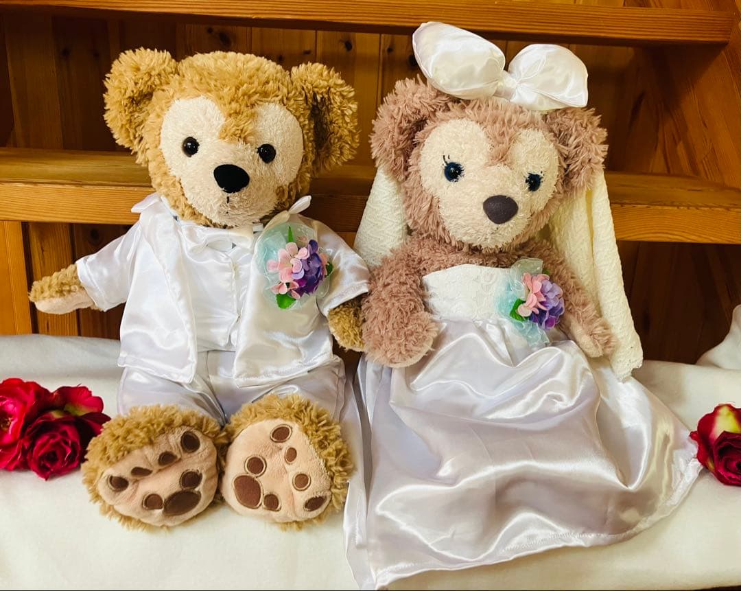 ダッフィー　シェリーメイ　ウェディング　コスチューム　結婚式　結婚
