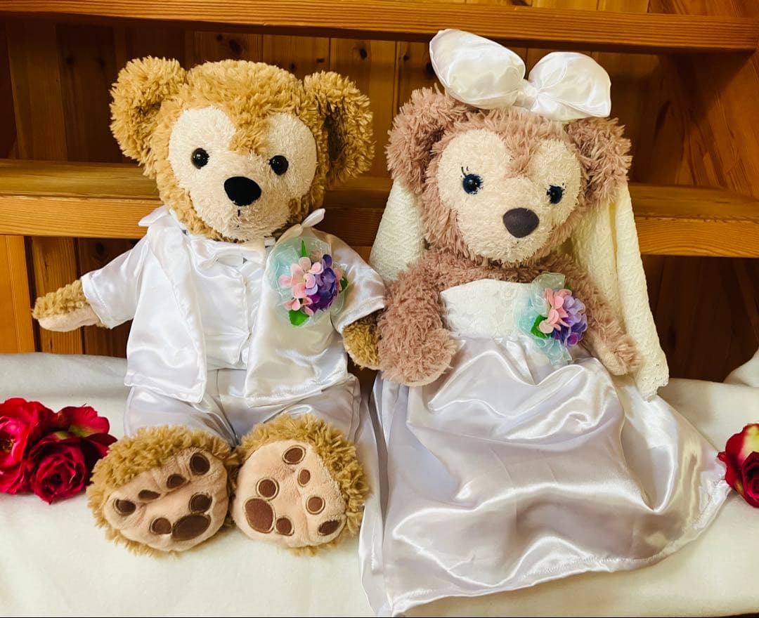 ダッフィー　シェリーメイ　ウェディング　コスチューム　結婚式　結婚