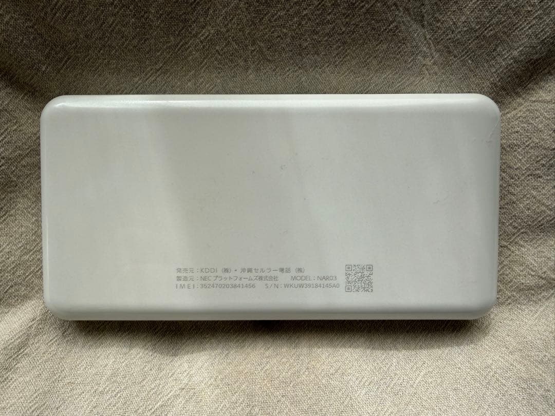 NEC Speed Wi-Fi 5G X12 モバイルルーター