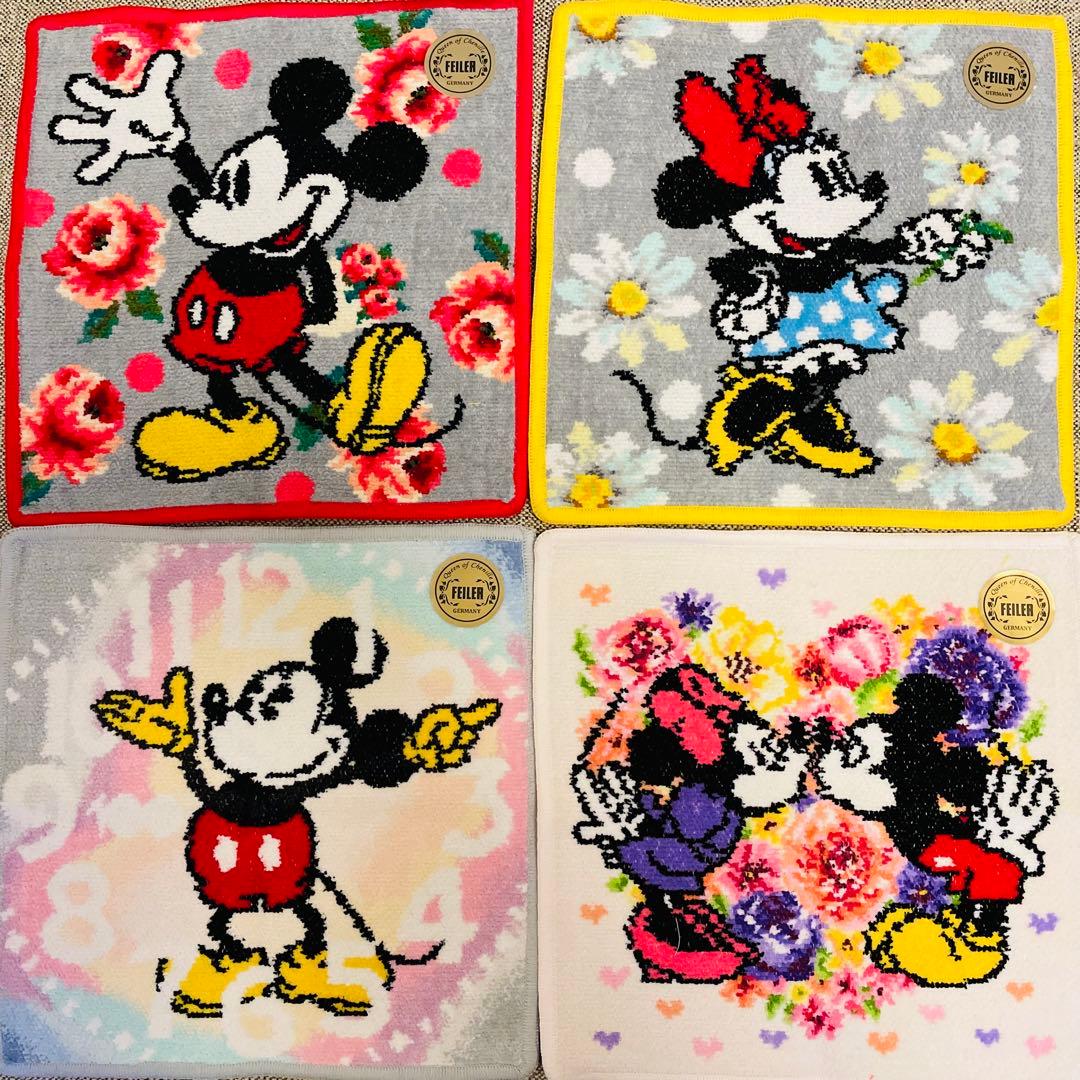 《新品未使用・タグあり！フェイラー ディズニーコラボ ハンカチ14枚セット》