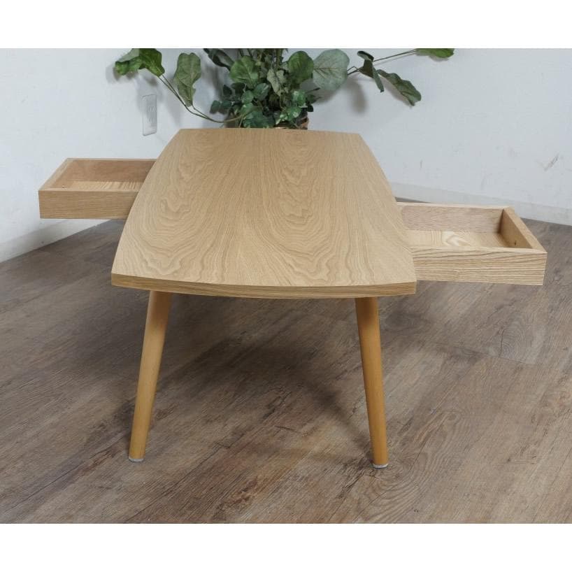 【新品・未使用】 センターテーブル 両面 引き出し付き　110cm