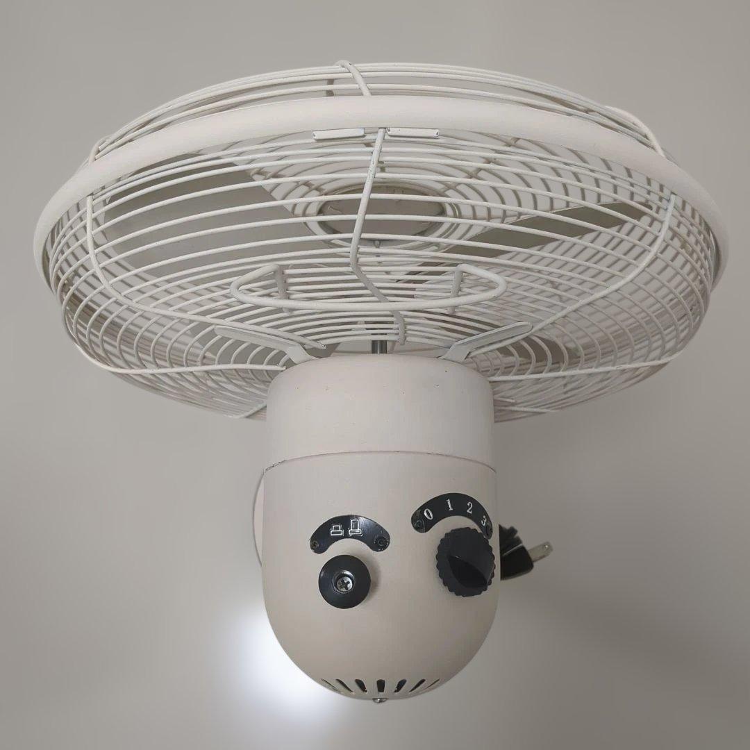 HERMOSA ハモサ レトロファン アイボリー　アンティーク　ヴィンテージ