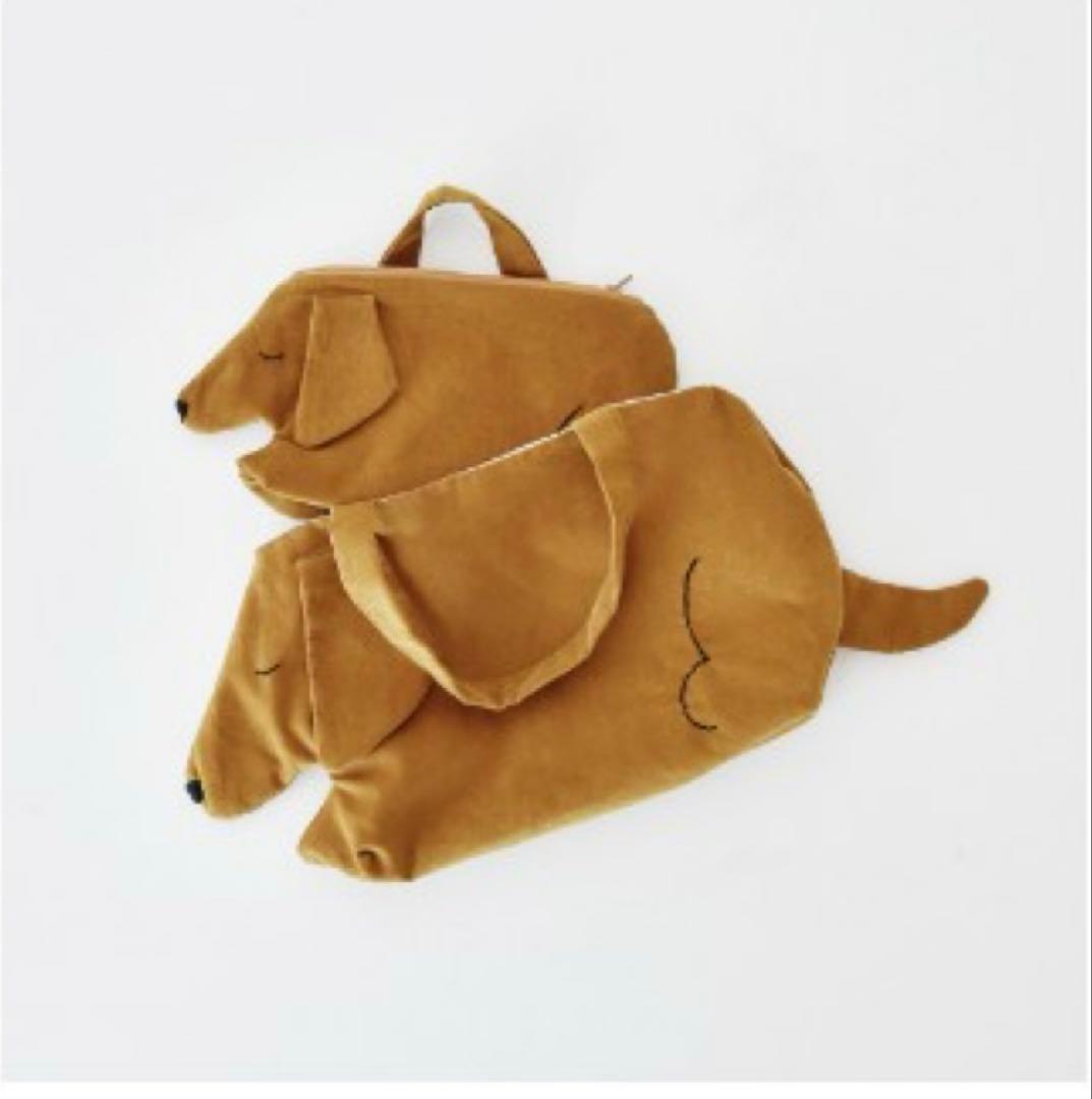 Check&stripe INU bagとpouchのキット