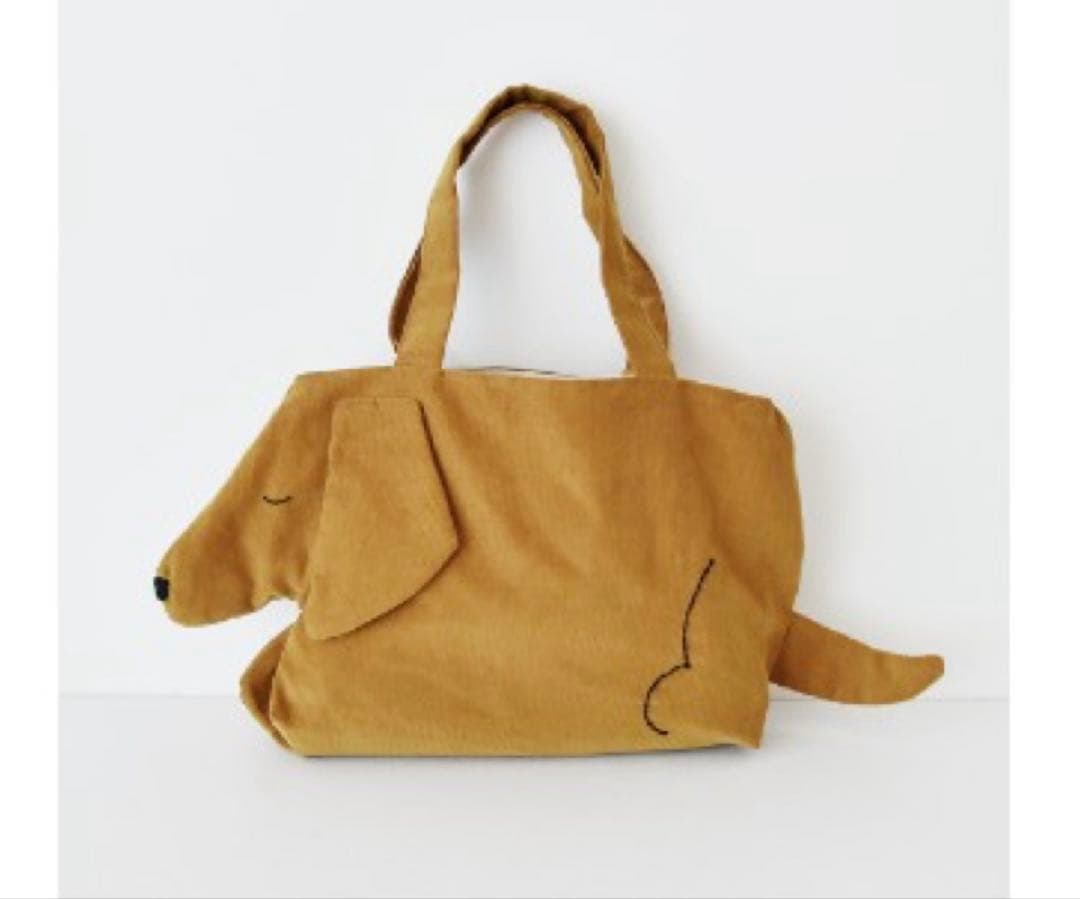 Check&stripe INU bagとpouchのキット