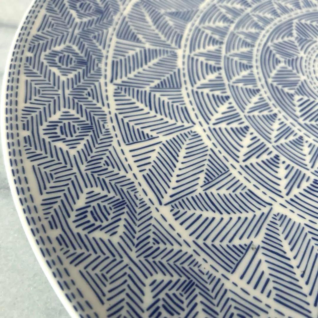 Villeroy&Boch ALGO プレート320 マルーン/ブルー各1枚