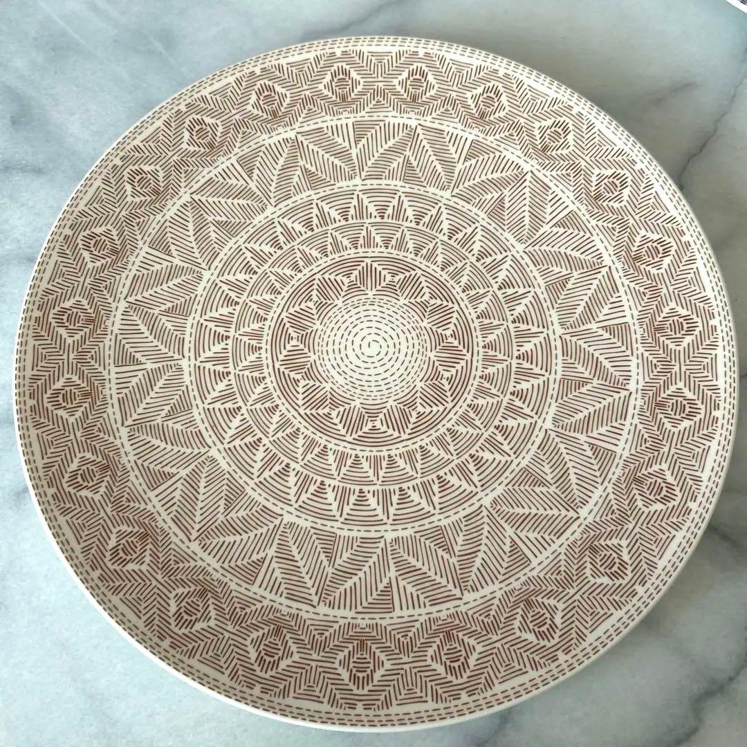 Villeroy&Boch ALGO プレート320 マルーン/ブルー各1枚