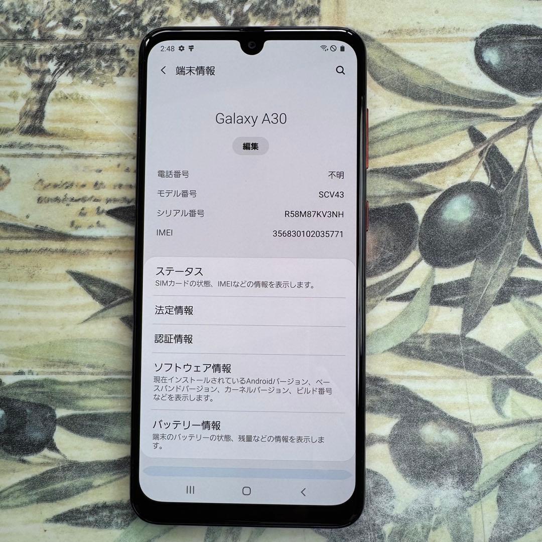 Galaxy A30 レッド 64 GB SIMロック解除済み